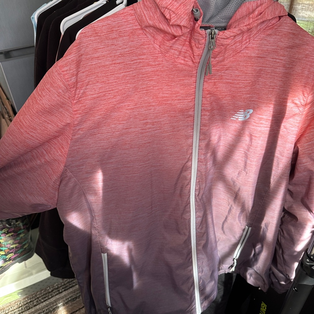 New Balance Red and Purple Gradient Jacket